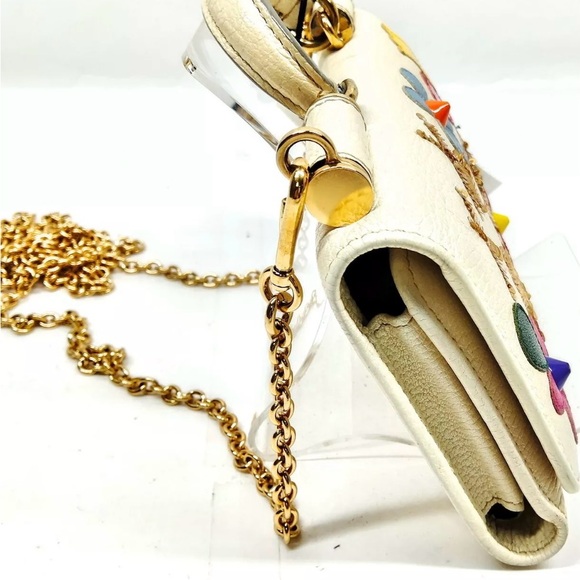 Gorgeous Authentic Dolce & Gabbana Shoulder bag/wallet White Leather - Picture 2 of 12